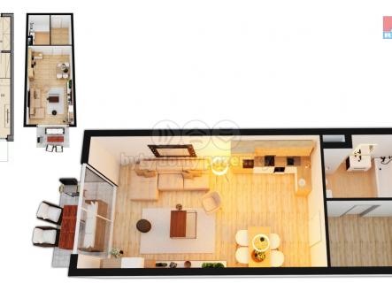 půdorys .jpg | Prodej bytu, 1+kk, 34 m²
