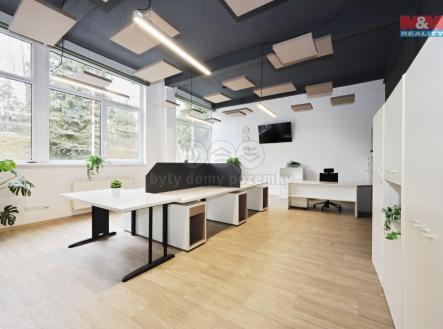 zasedací místnost | Pronájem - kanceláře, 54 m²