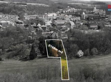 zákres pozemku | Prodej - pozemek pro bydlení, 2 216 m²