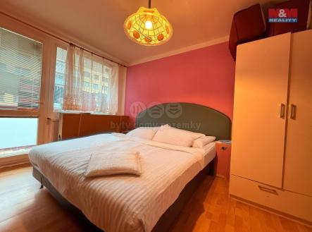 Ložnice - částečná vizualizace nábytku | Prodej bytu, 3+1, 73 m²