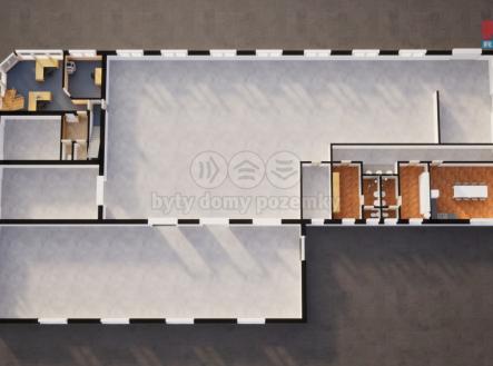 Půdorys | Prodej - výrobní prostor, 2 308 m²