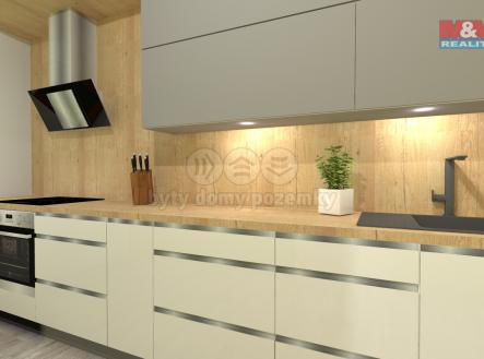 kuchyně | Pronájem bytu, 1+1, 33 m²