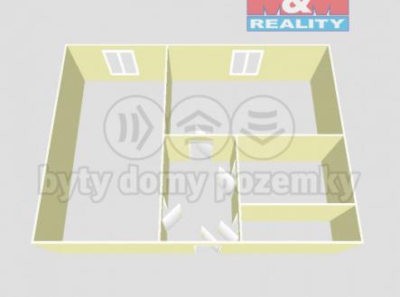 1-1-122615-3d_12549033259.jpg | Pronájem bytu, 1+1, 33 m²