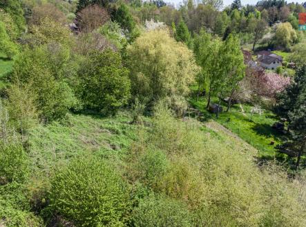pohled na pozemek | Prodej - pozemek pro bydlení, 1 345 m²