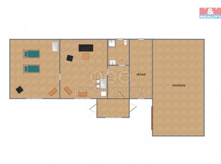 Prodej chalupy, 120 m², Miličín | Prodej - chata/rekreační objekt, 120 m²
