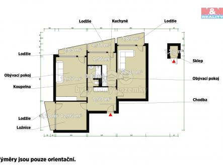 Půdorys.jpg | Prodej bytu, 3+1, 78 m²