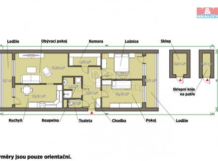 pudorys.jpg | Prodej bytu, 3+1, 73 m²