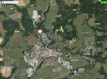 Letecký snímek.jpg | Prodej bytu, 3+1, 81 m²