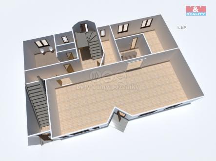 3D 1NP.jpg | Prodej - restaurace, 308 m²