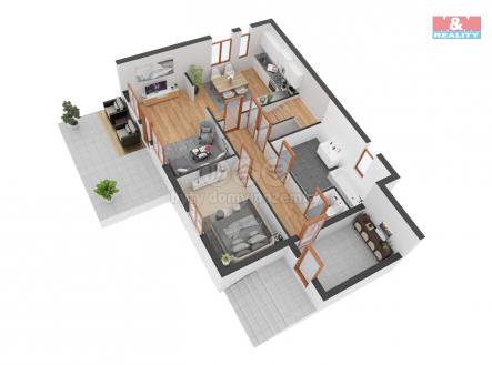 3D pudorys prizemi.jpg | Prodej - dům/vila, 150 m²
