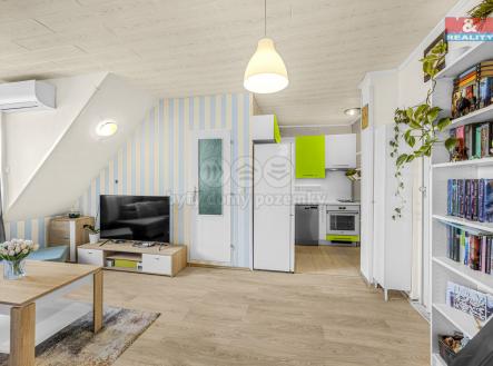 Obývací pokoj  | Prodej bytu, 2+kk, 49 m²