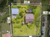 Prodej - pozemek pro bydlení, 1 021 m²