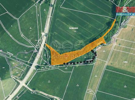 mapka | Prodej - pozemek, trvalý travní porost, 8 600 m²