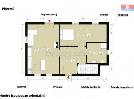 Půdorys.jpg | Prodej - chata/rekreační objekt, 67 m²