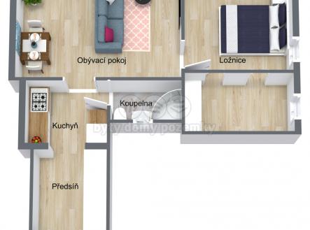 . | Prodej bytu, 2+1, 44 m²