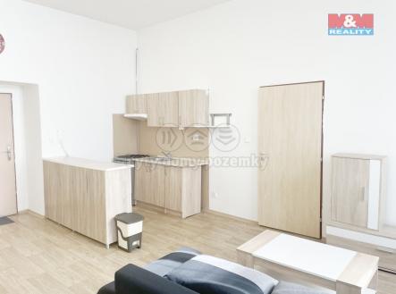Obývací pokoj + KK | Pronájem bytu, 1+1, 50 m²