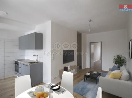 Korandova_int_04_zarizeny_rendr.jpg | Pronájem bytu, 2+kk, 48 m²