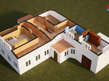 Půdorys II.NP | Prodej - dům/vila, 115 m²