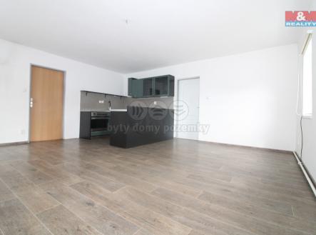 Obývací pokoj s KK | Pronájem bytu, 1+1, 40 m²