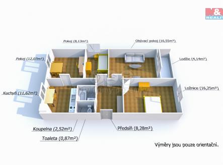 Půdorys.jpg | Prodej bytu, 4+1, 80 m²