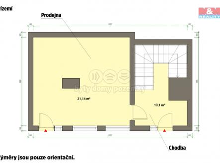 půdorys_2.jpg | Pronájem - obchodní prostor, 31 m²