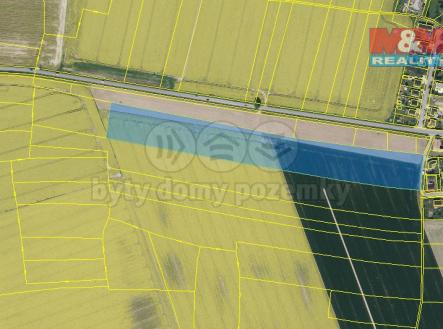 KU mapa SJ barevně.jpg | Prodej - pozemek pro bydlení, 3 364 m²
