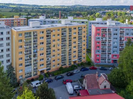 pohled na dům | Prodej bytu, 3+1, 68 m²