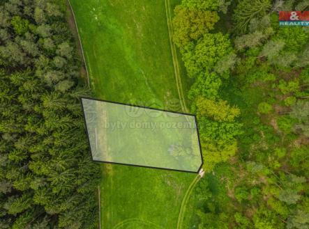 Pohled na pozemek | Prodej - pozemek, zahrada, 1 800 m²