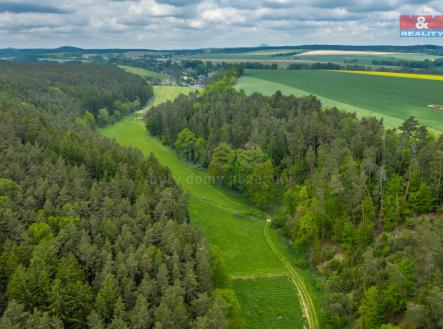 Pohled na pozemek | Prodej - pozemek, zahrada, 1 800 m²