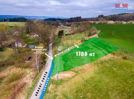 9 - celkový pozemek.jpg | Prodej - pozemek pro bydlení, 1 700 m²