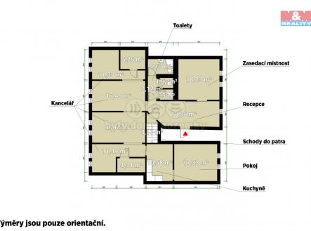Půdorys.jpg | Pronájem - kanceláře, 182 m²