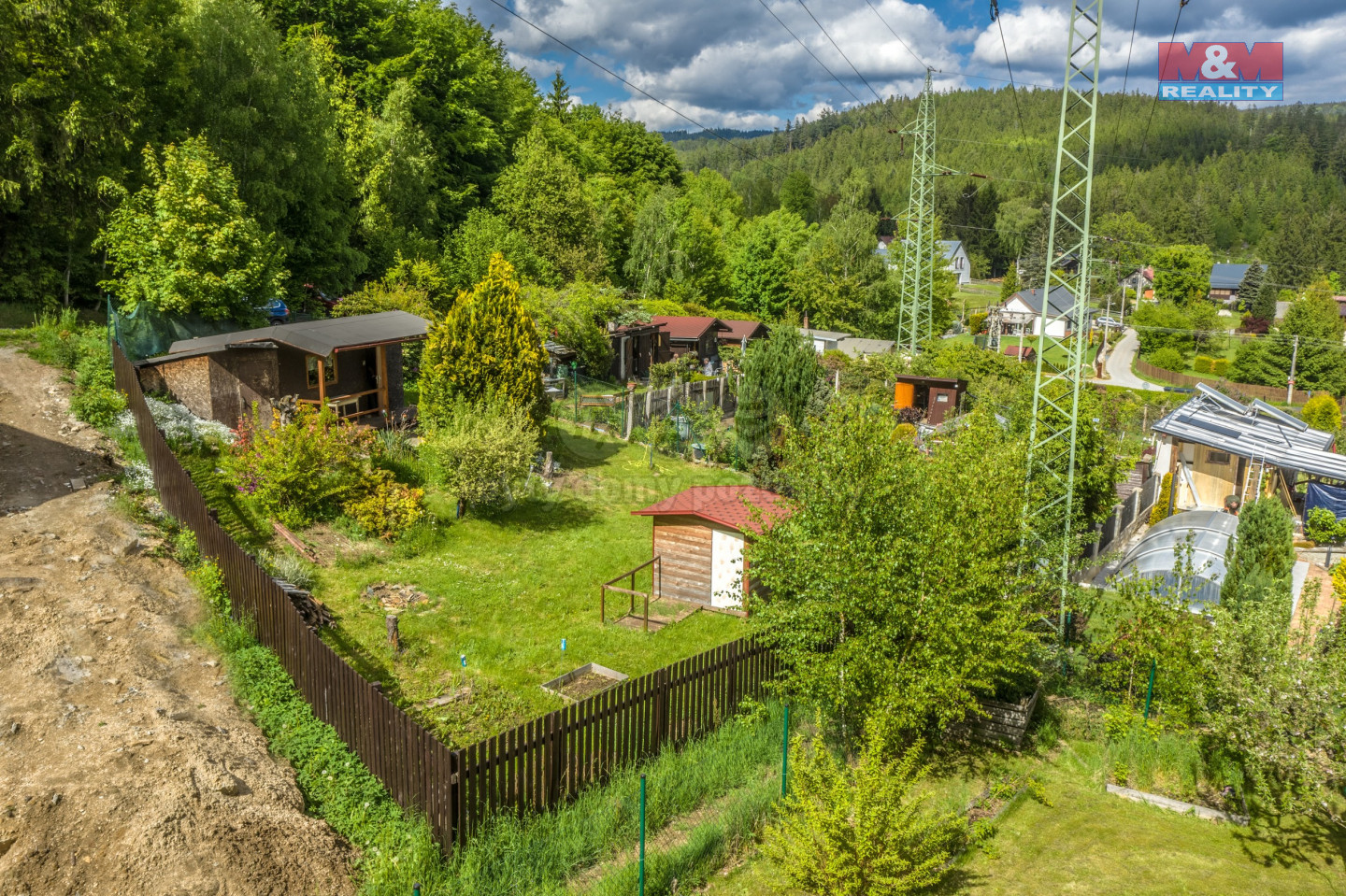 Pohled na zahradu