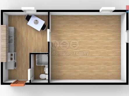 pudorys.jpg | Prodej bytu, 1+1, 41 m²