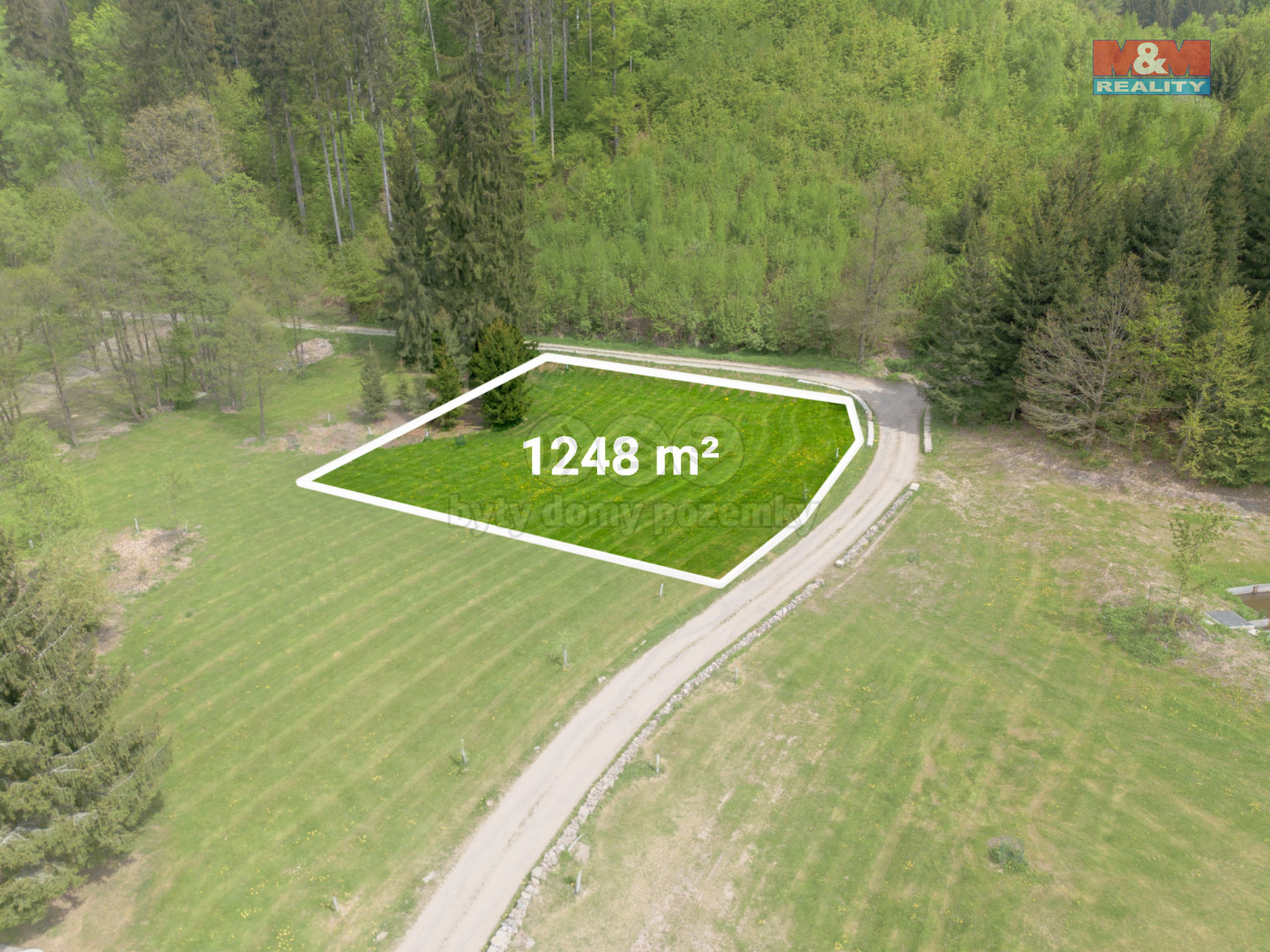 Prodej pozemku k bydlení, 1248 m², Nový Hrádek - Rzy