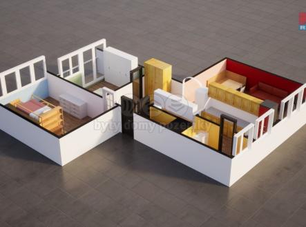 Půdorys | Prodej bytu, 3+1, 70 m²