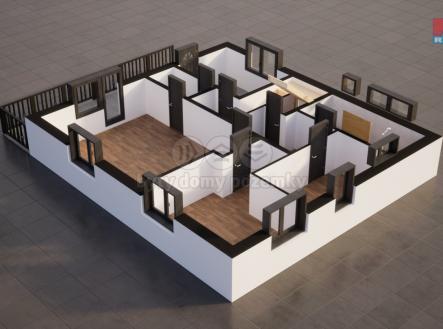 půdorys  | Prodej bytu, 3+kk, 64 m²