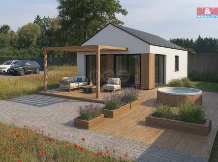 Vizualizace RD | Prodej - pozemek pro bydlení, 553 m²