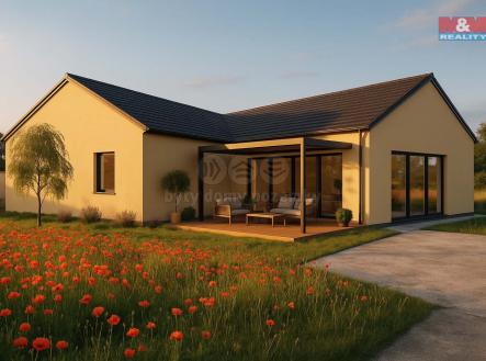 Vizualizace RD | Prodej - pozemek pro bydlení, 553 m²