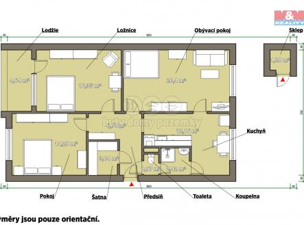 pudorys.jpg | Prodej bytu, 3+1, 76 m²