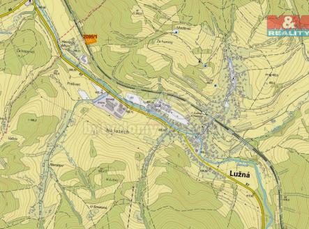 mapka | Prodej - pozemek, trvalý travní porost, 2 937 m²