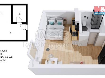 půdorys (2) (1).jpg | Prodej bytu, 1+kk, 23 m²