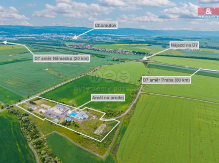 okolí areálu | Prodej - výrobní prostor, 2 822 m²