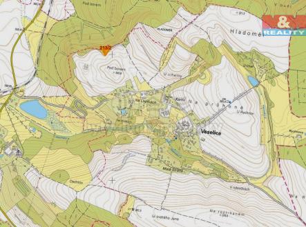 mapka | Prodej - pozemek, trvalý travní porost, 1 683 m²
