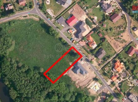 Pozemek ohraničení.jpg | Prodej - pozemek pro bydlení, 1 315 m²