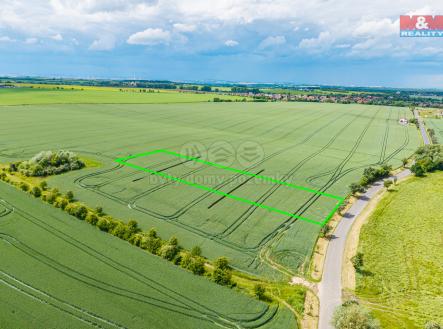 Prodej pole, 6094 m², Sluštice | Prodej - pozemek, zemědělská půda, 6 094 m²