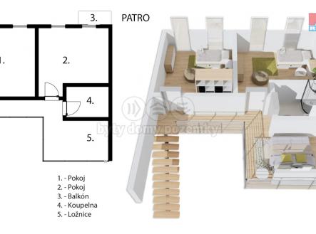 Půdorys.patro.4+kk.Chrudim.jpg | Prodej bytu, 4+kk, 102 m²