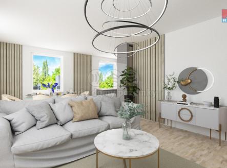 obývací pokoj | Prodej bytu, 3+kk, 68 m²