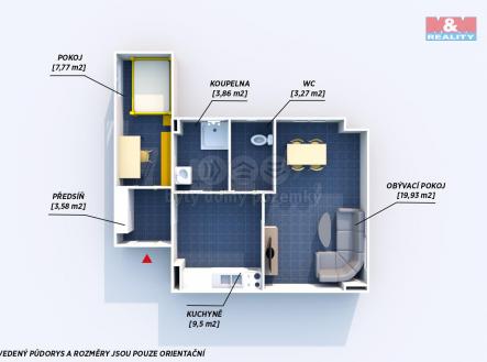 a17.jpg | Pronájem bytu, 2+kk, 48 m²