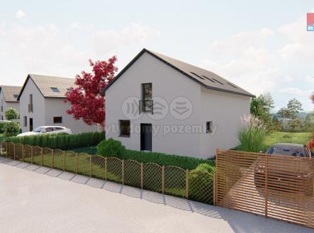 vizualizace domu | Prodej - pozemek pro bydlení, 670 m²