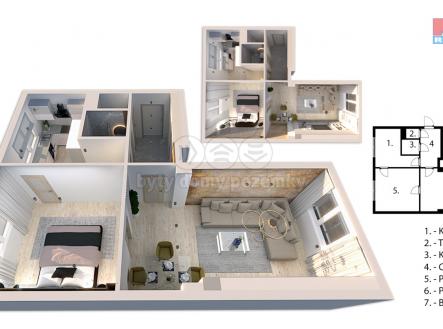 půdorys.jpg | Prodej bytu, 2+1, 53 m²